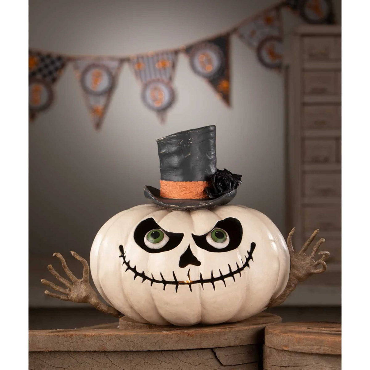 Bethany Lowe Mr. Gourdy Pumpkin - - SBKGifts.com