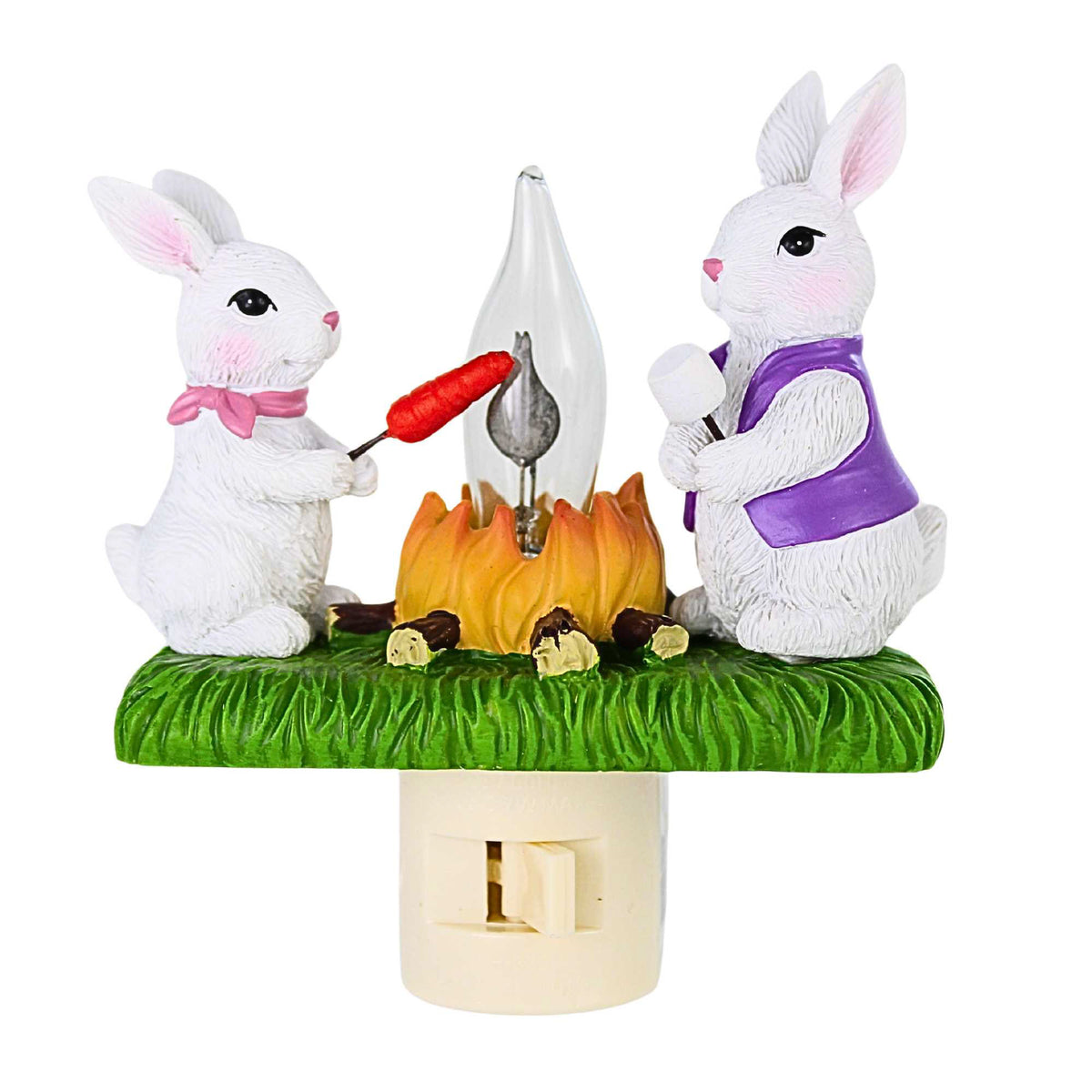 66003 Bunnies Campfire Nightlight 160519
