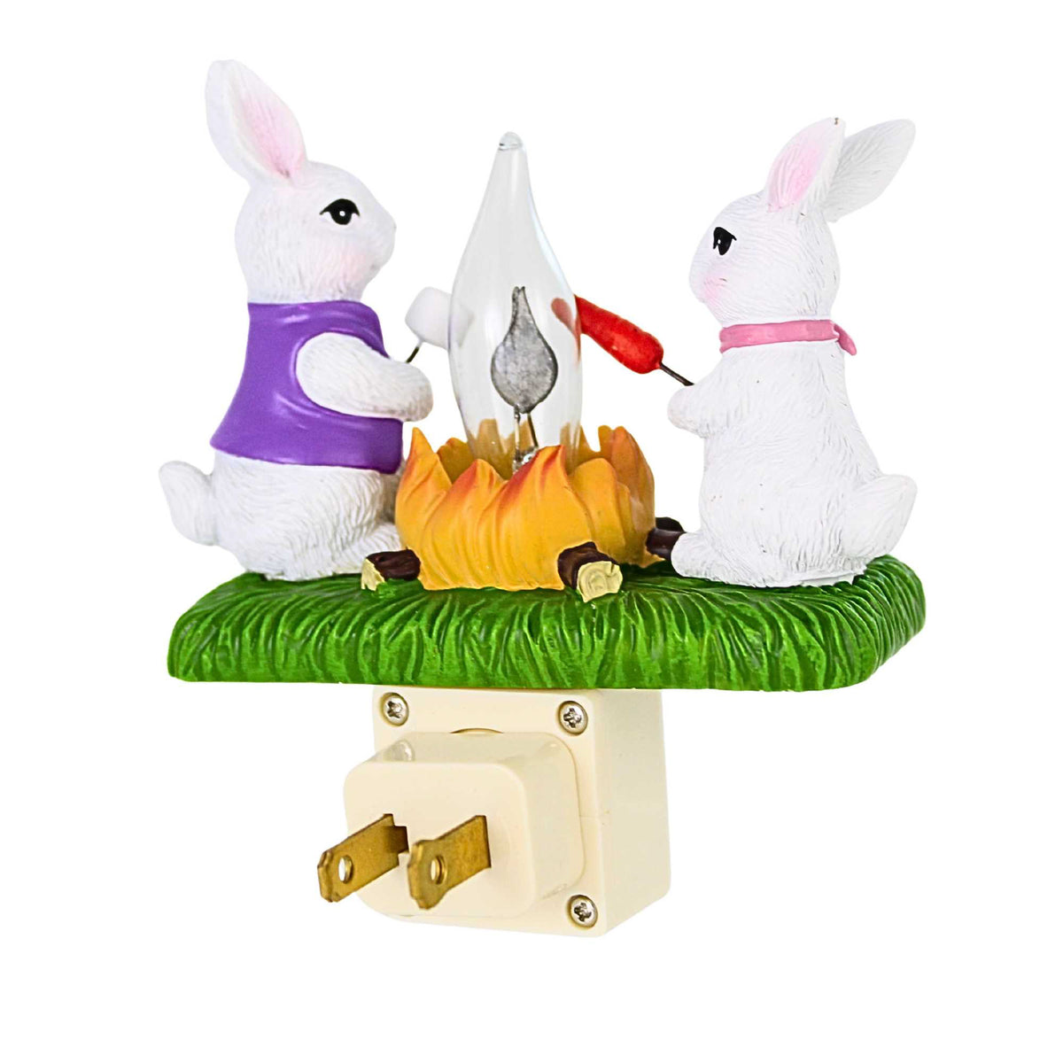 Roman Bunnies Campfire Nightlight - - SBKGifts.com