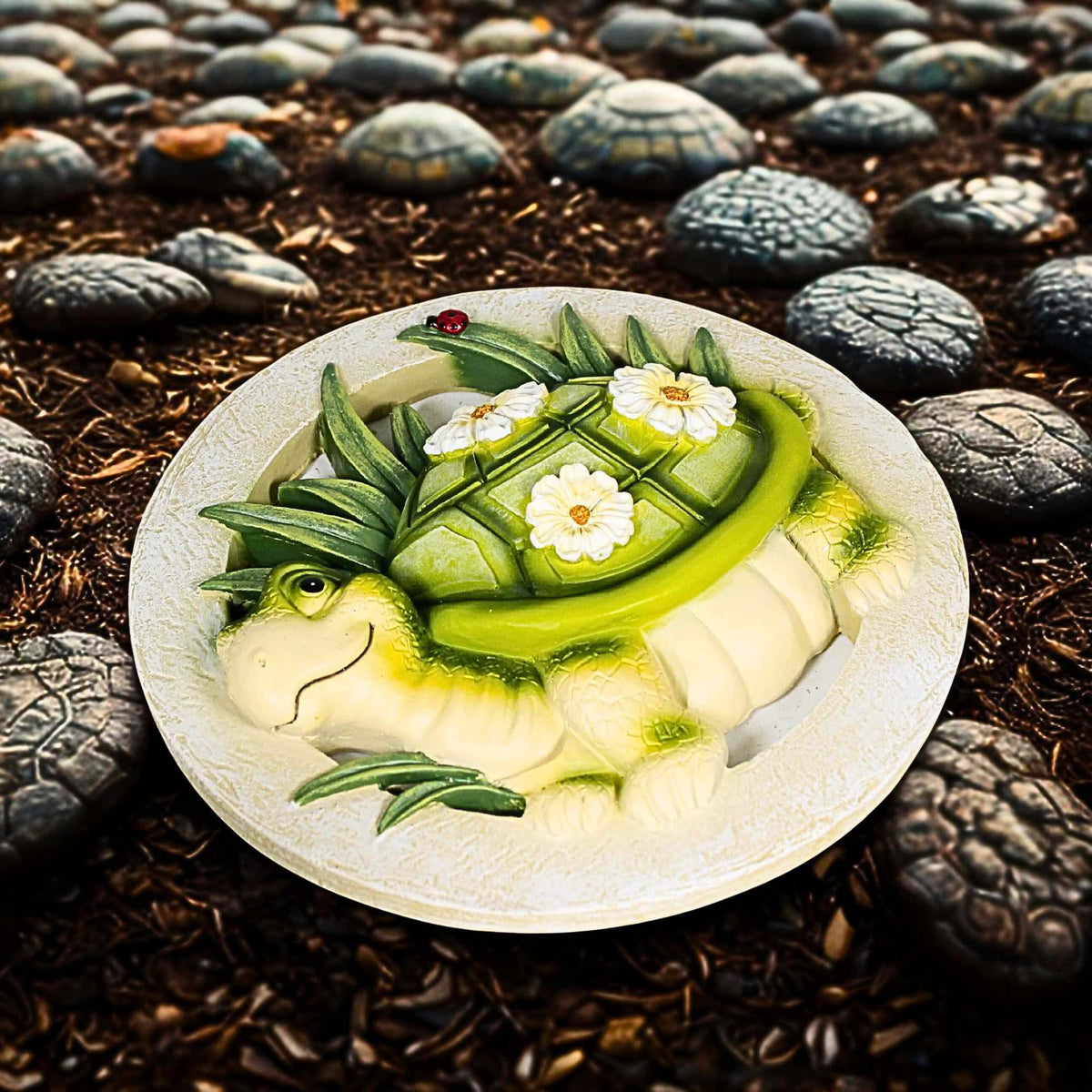 Roman Turtle Garden Stepping Stone - - SBKGifts.com