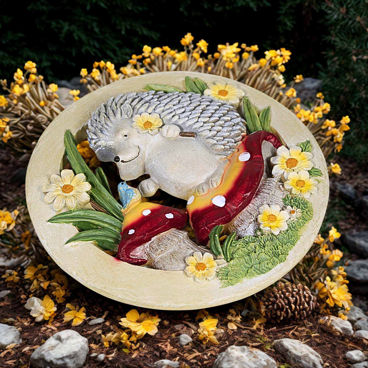 Roman Hedgehog Garden Stepping Stone - - SBKGifts.com