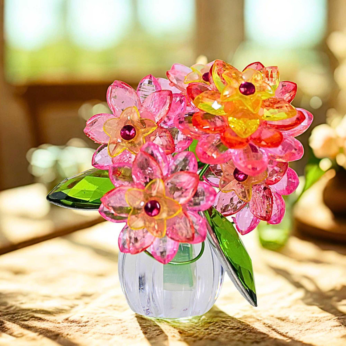 Crystal Expressions Dahlia Posy Pot - - SBKGifts.com