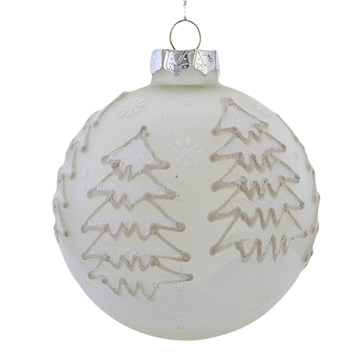 66025 Frosted Tree Ornament 138365