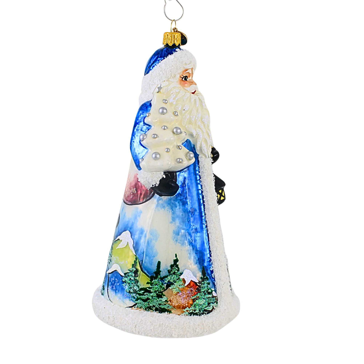 Blubom Santa With Snowman In The Forest - - SBKGifts.com