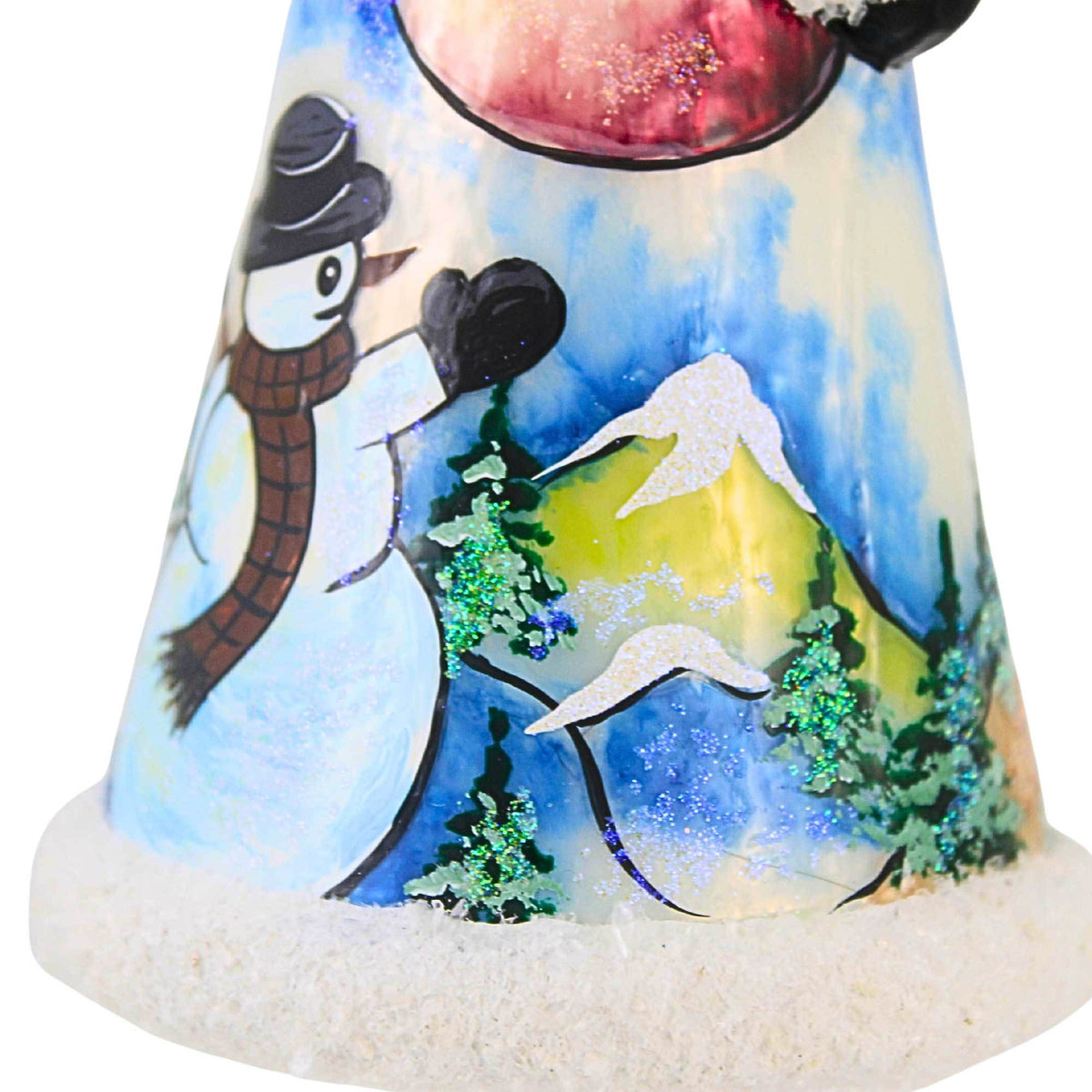 Blubom Santa With Snowman In The Forest - - SBKGifts.com