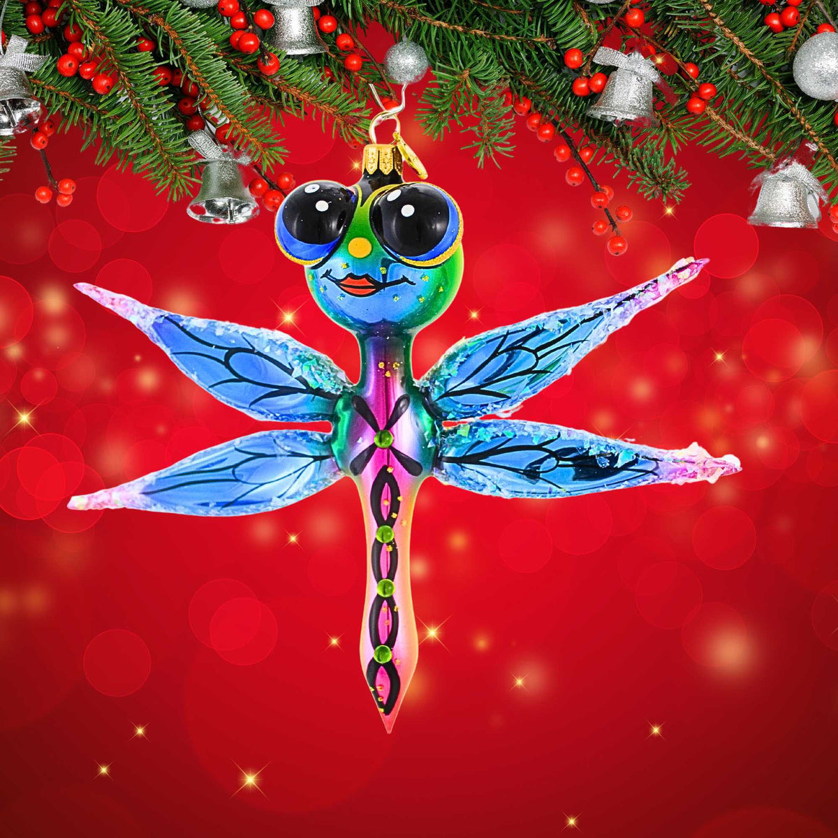 Blubom Bug Eyed Dragonfly - - SBKGifts.com