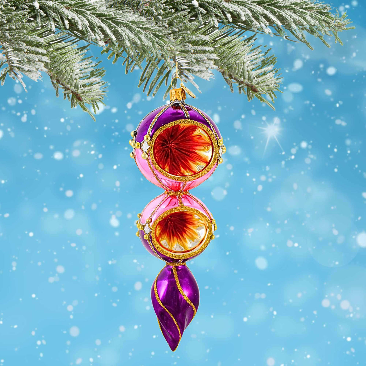 Blubom Royal Amethyst Christmas Ornament - - SBKGifts.com