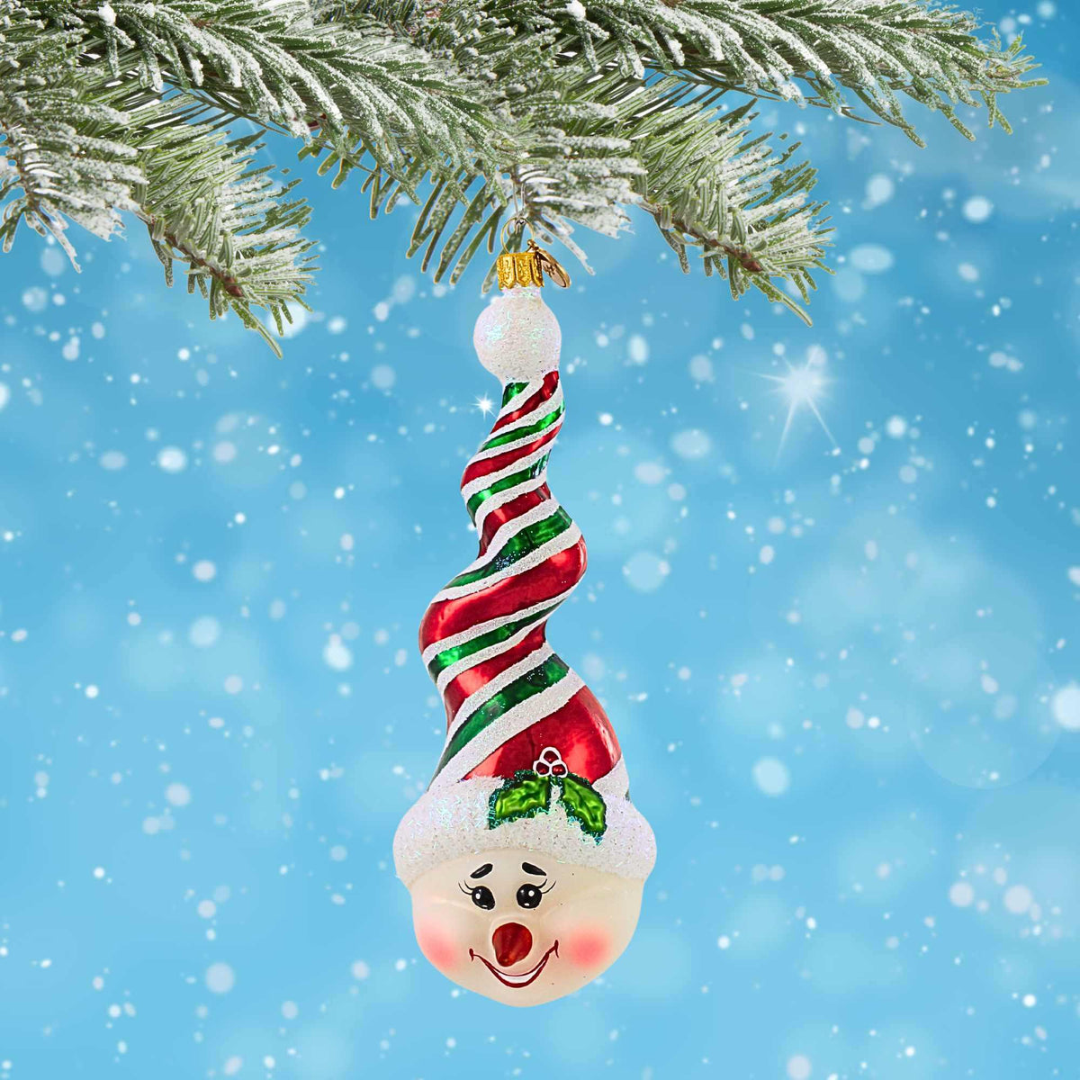 Blubom Peppermint Pete Snowman - - SBKGifts.com