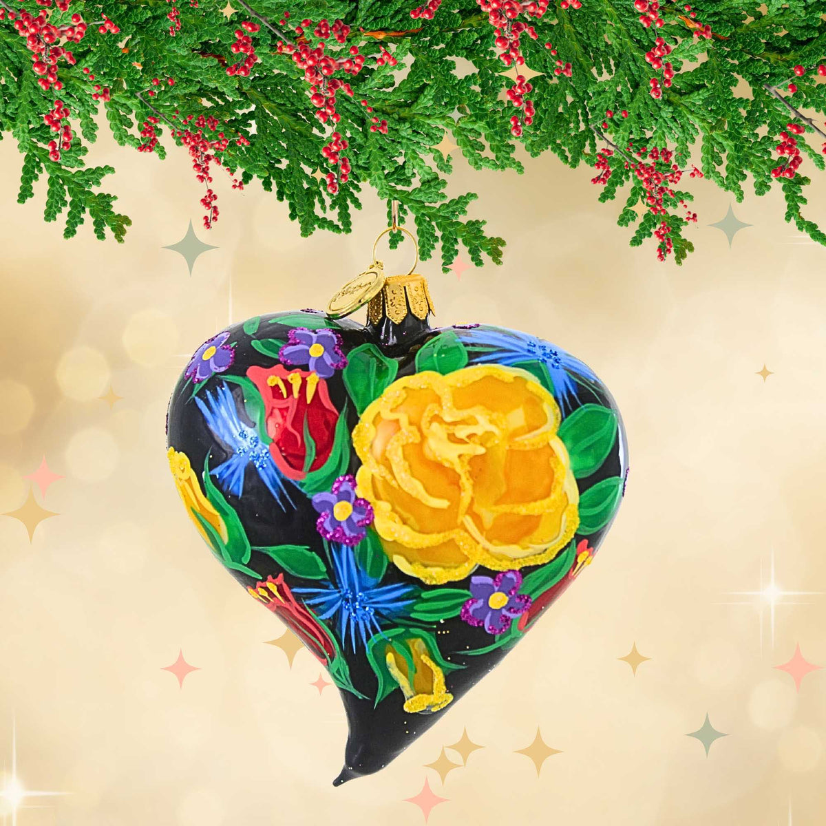 Blubom Midnight Garden Heart - - SBKGifts.com