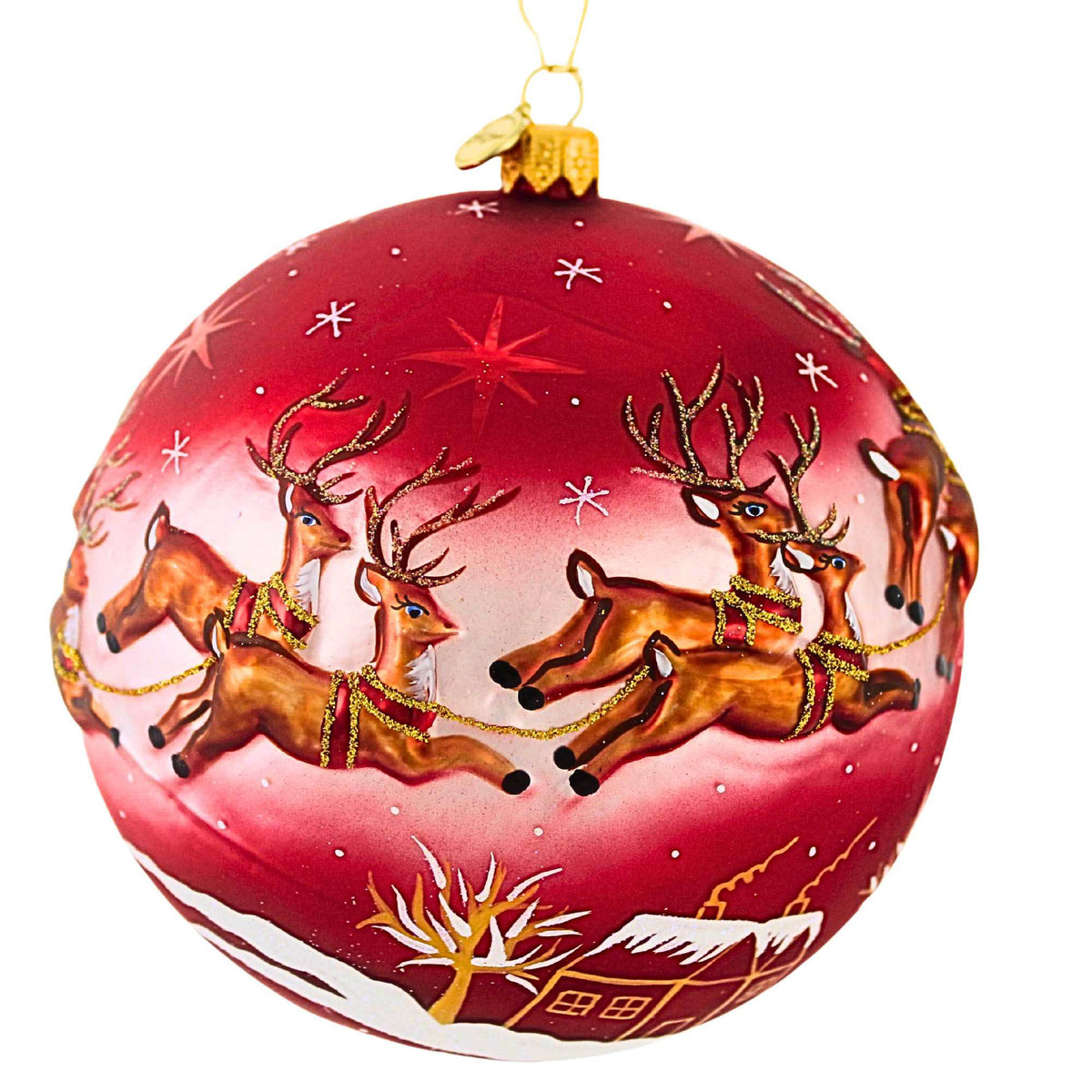 Blubom Santa And Team In Flight - - SBKGifts.com