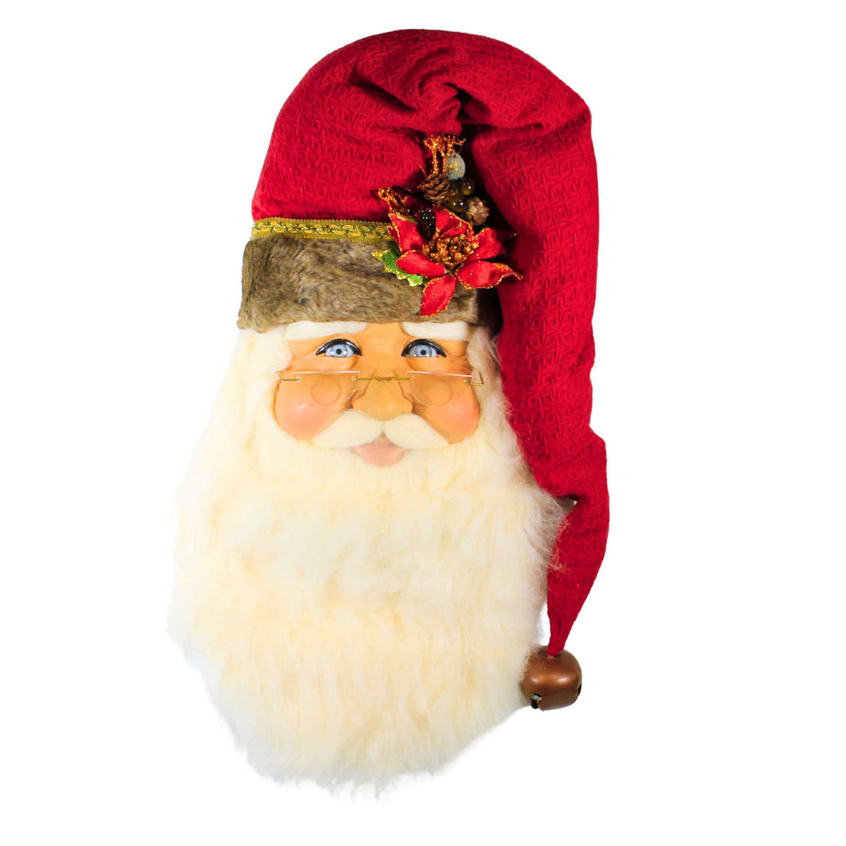 66075 Woodland Lg Santa Head Wall Hanger SH3004