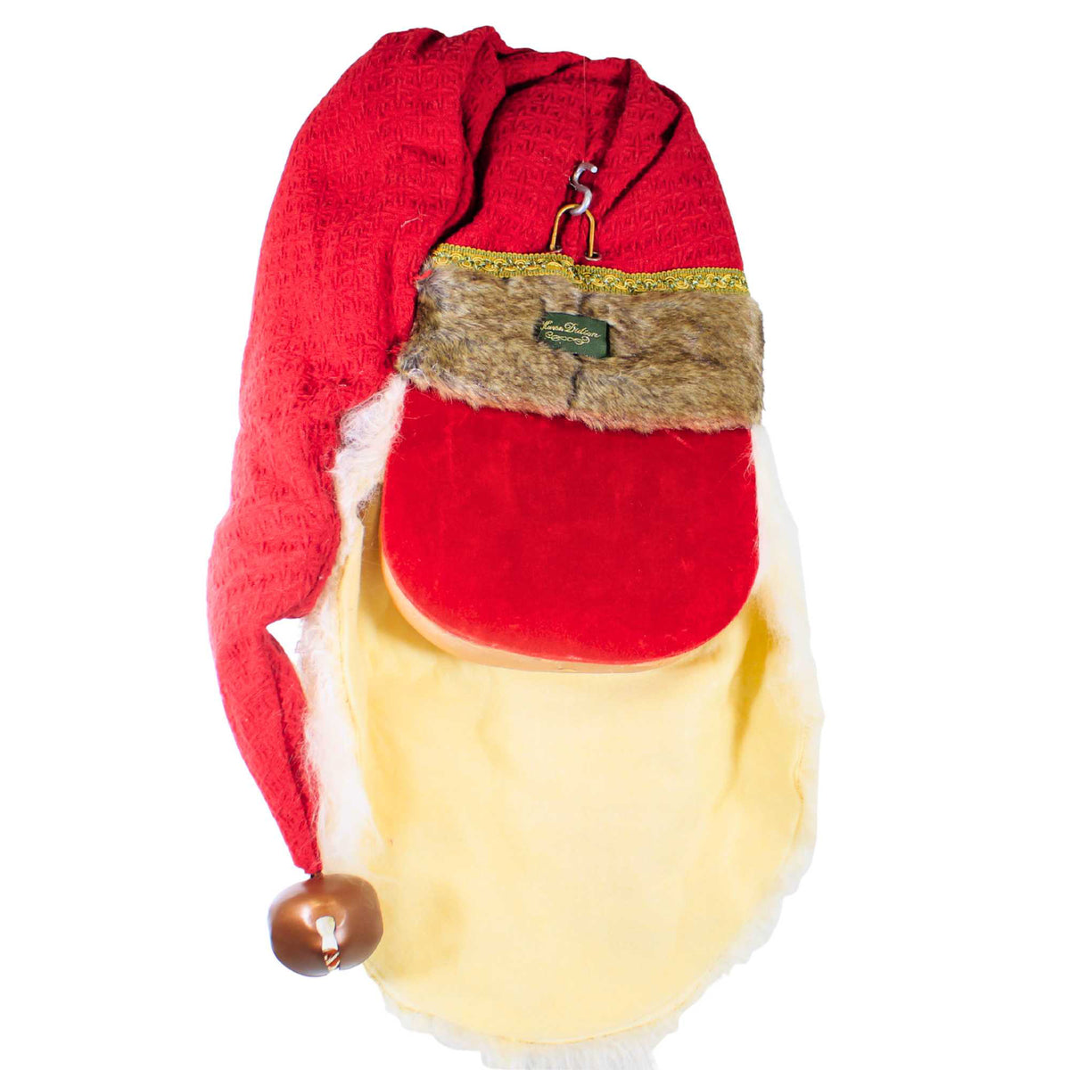 Karen Didion Woodland Lg Santa Head Wall Hanger - - SBKGifts.com