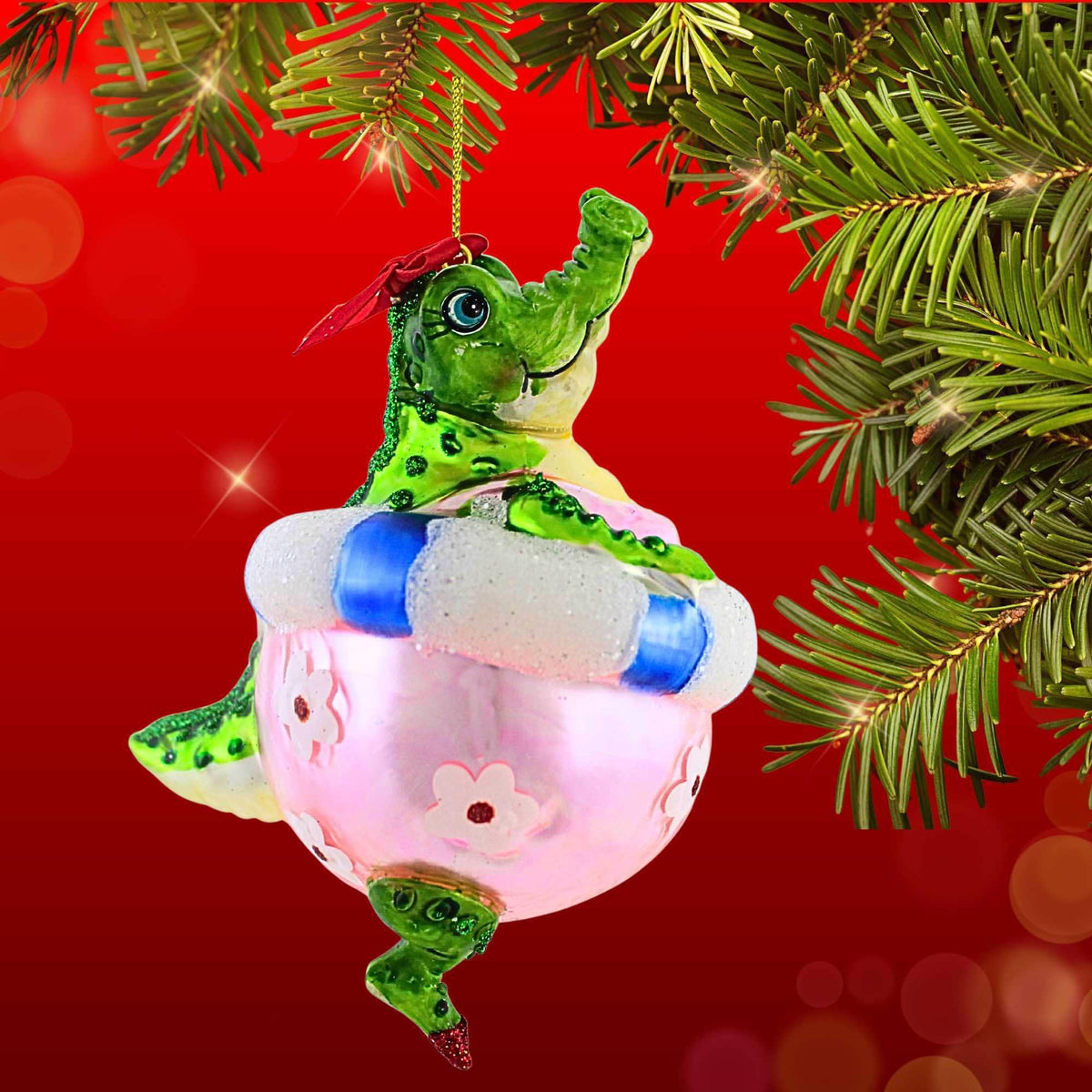 December Diamonds Plump Momma Gator - - SBKGifts.com
