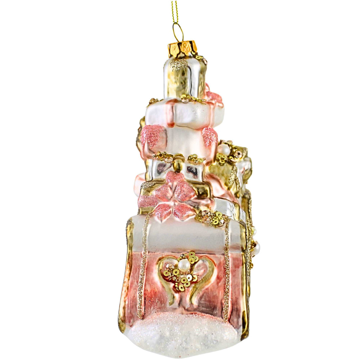 December Diamonds Pink Sleigh With Gifts - - SBKGifts.com