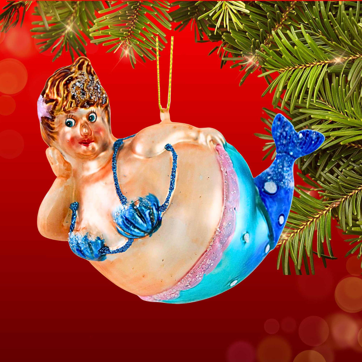 December Diamonds Plump Bikini Lady Mermaid - - SBKGifts.com