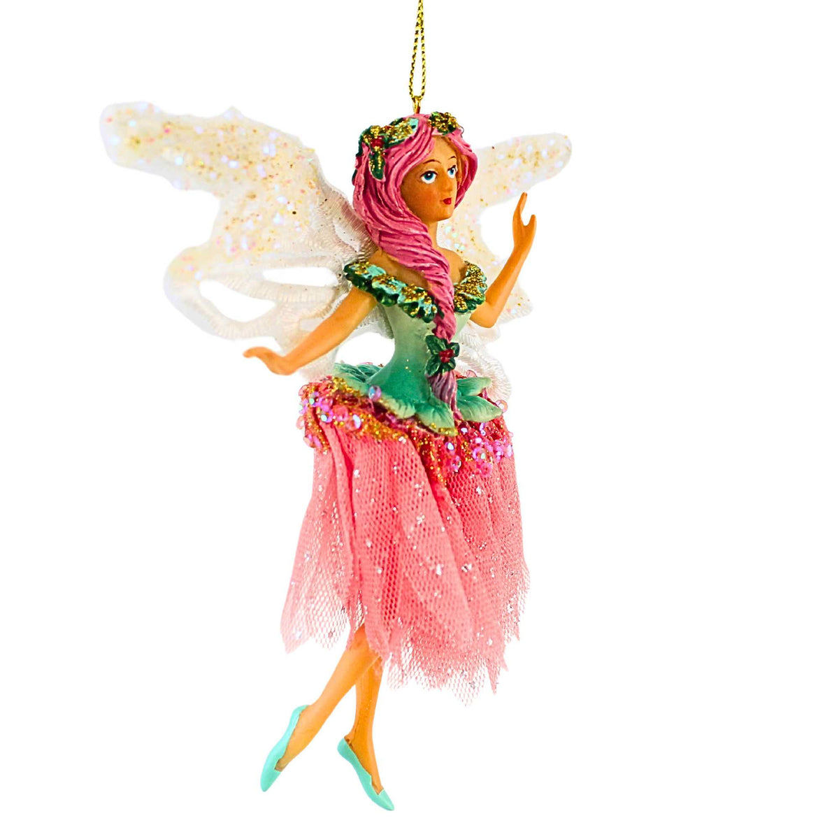 December Diamonds Garden Pink Fairy Ornament - - SBKGifts.com