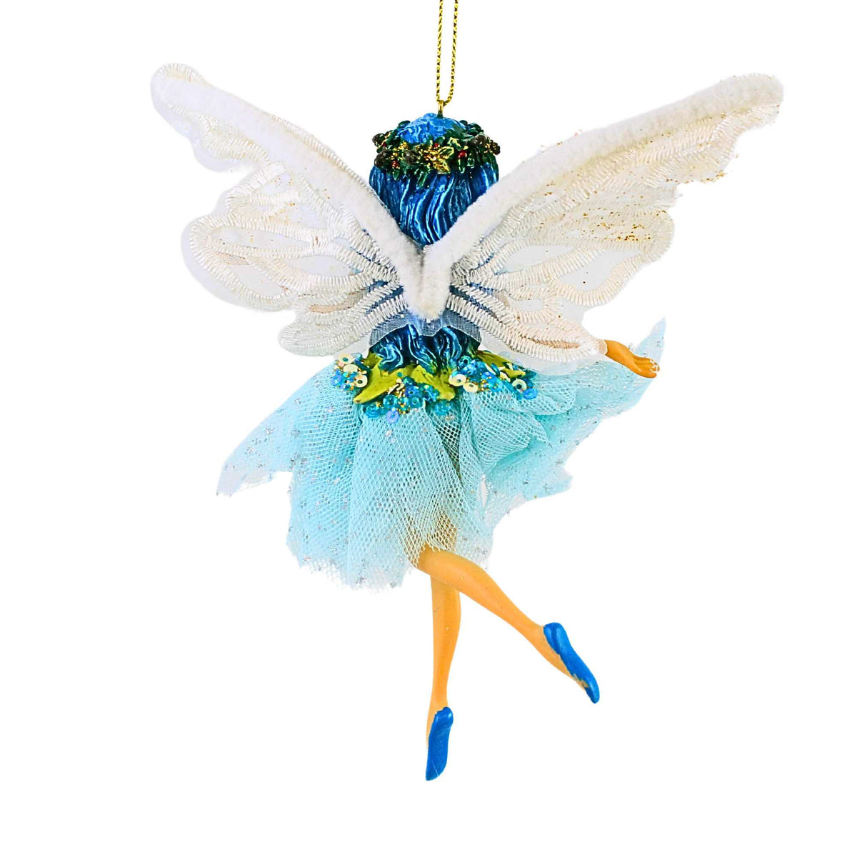 December Diamonds Garden Blue Fairy Ornament - - SBKGifts.com