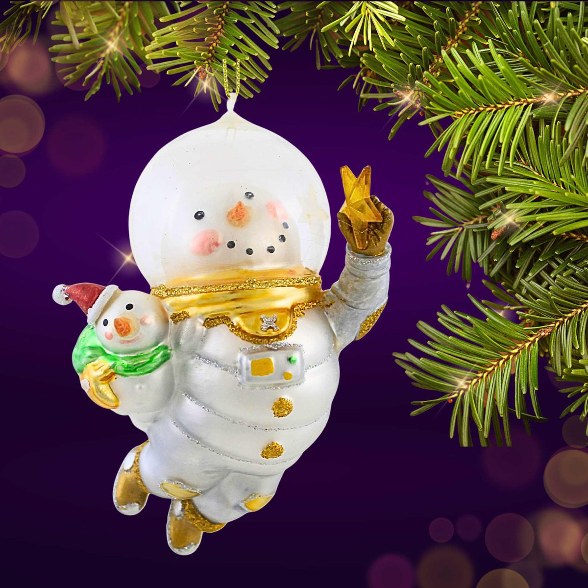 December Diamonds Snowman In Space Suit - - SBKGifts.com