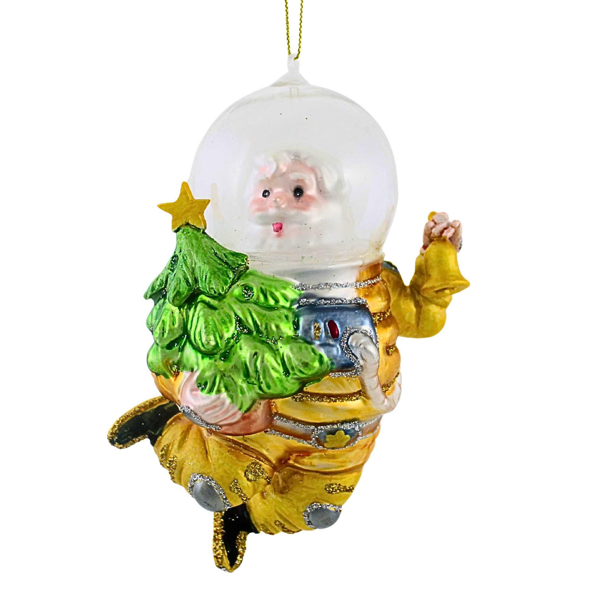 66114 Santa In Space Suit Ornament 7981944