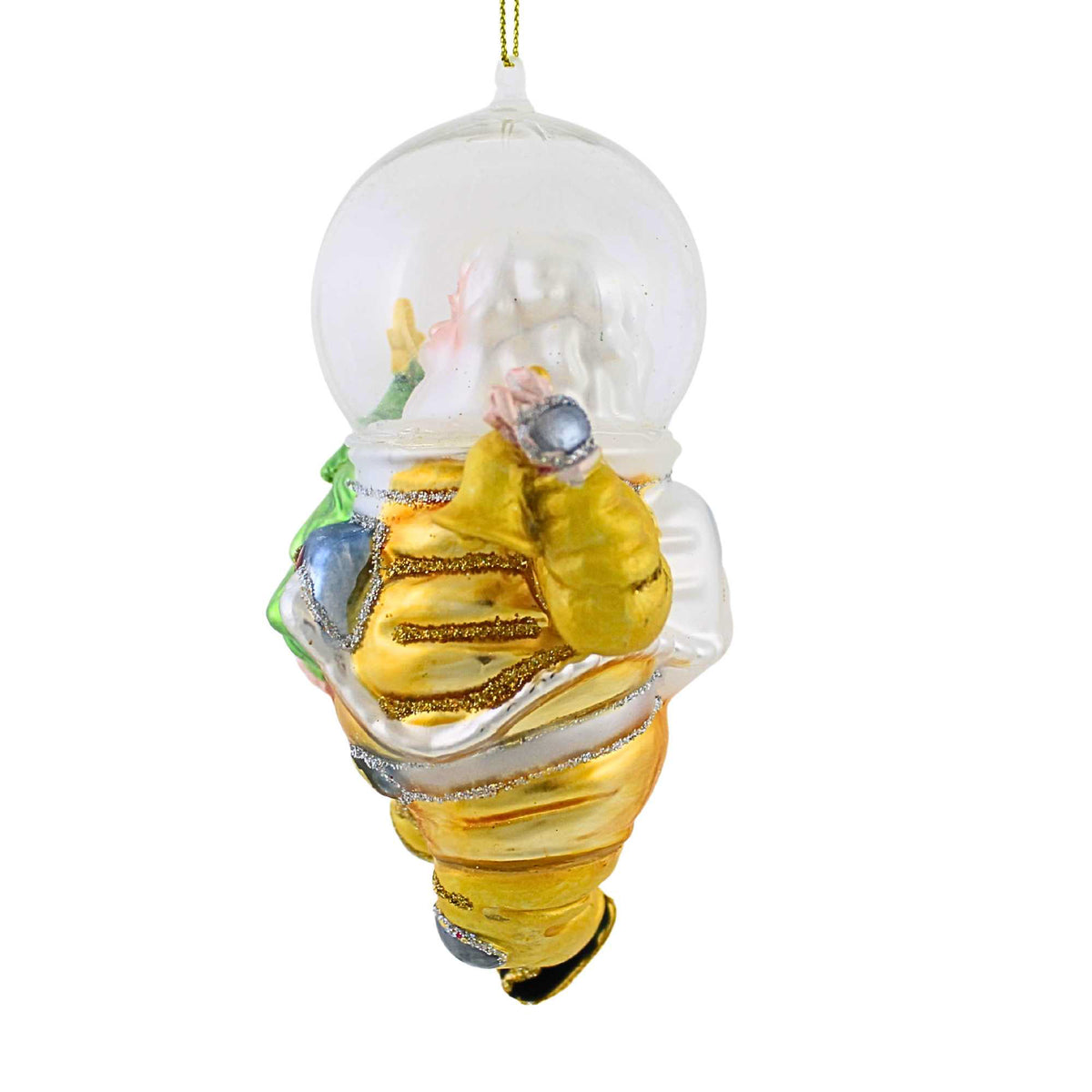 December Diamonds Santa In Space Suit Ornament - - SBKGifts.com