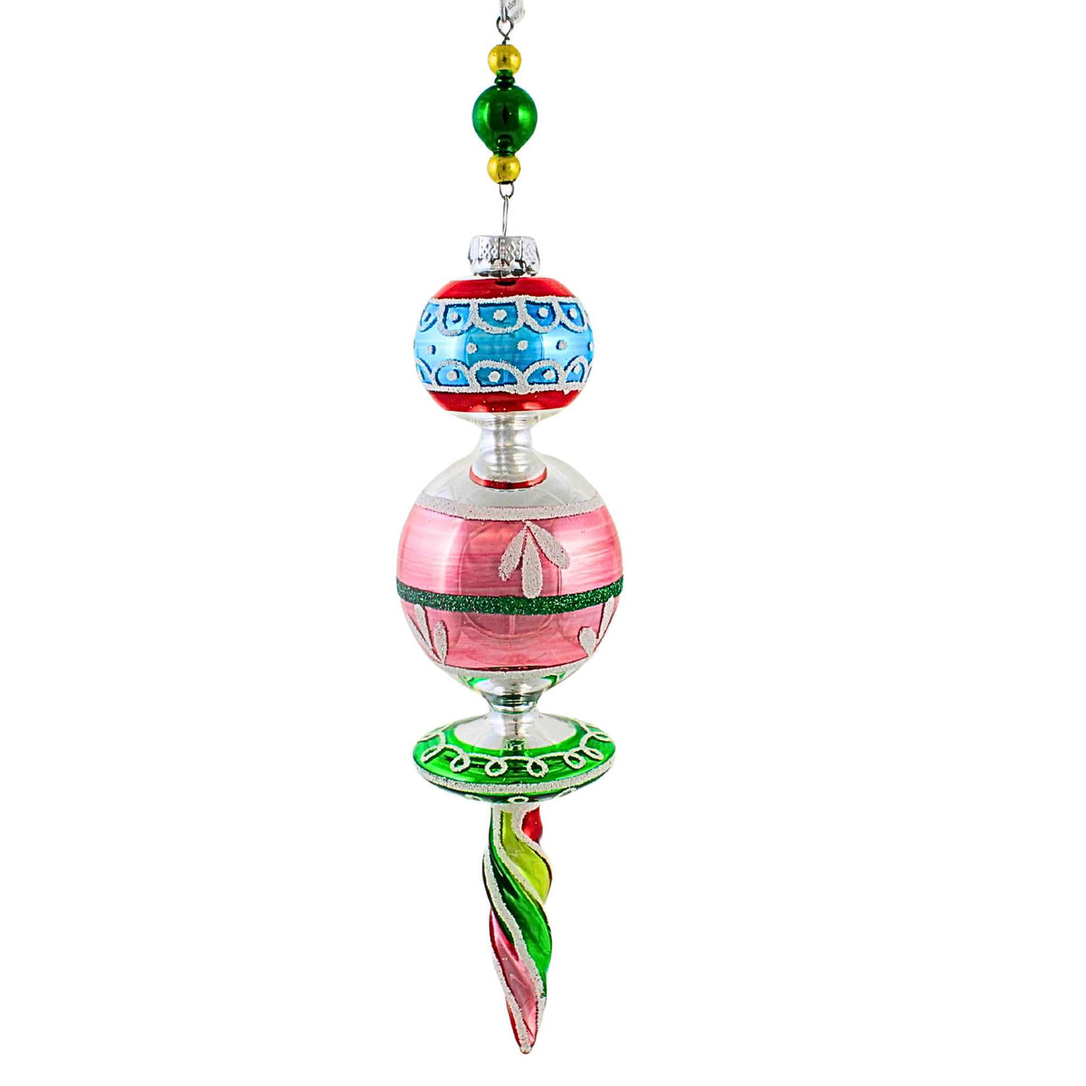 December Diamonds Pastel Vintage Sphere Ornament - - SBKGifts.com