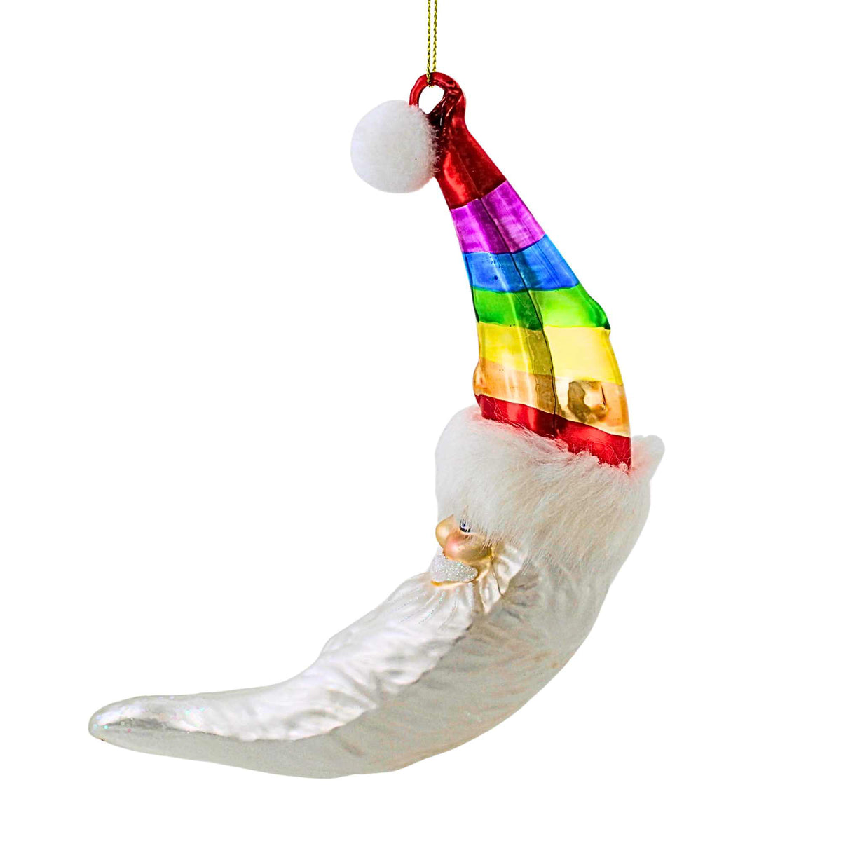 December Diamonds Rainbow Moon Santa - - SBKGifts.com