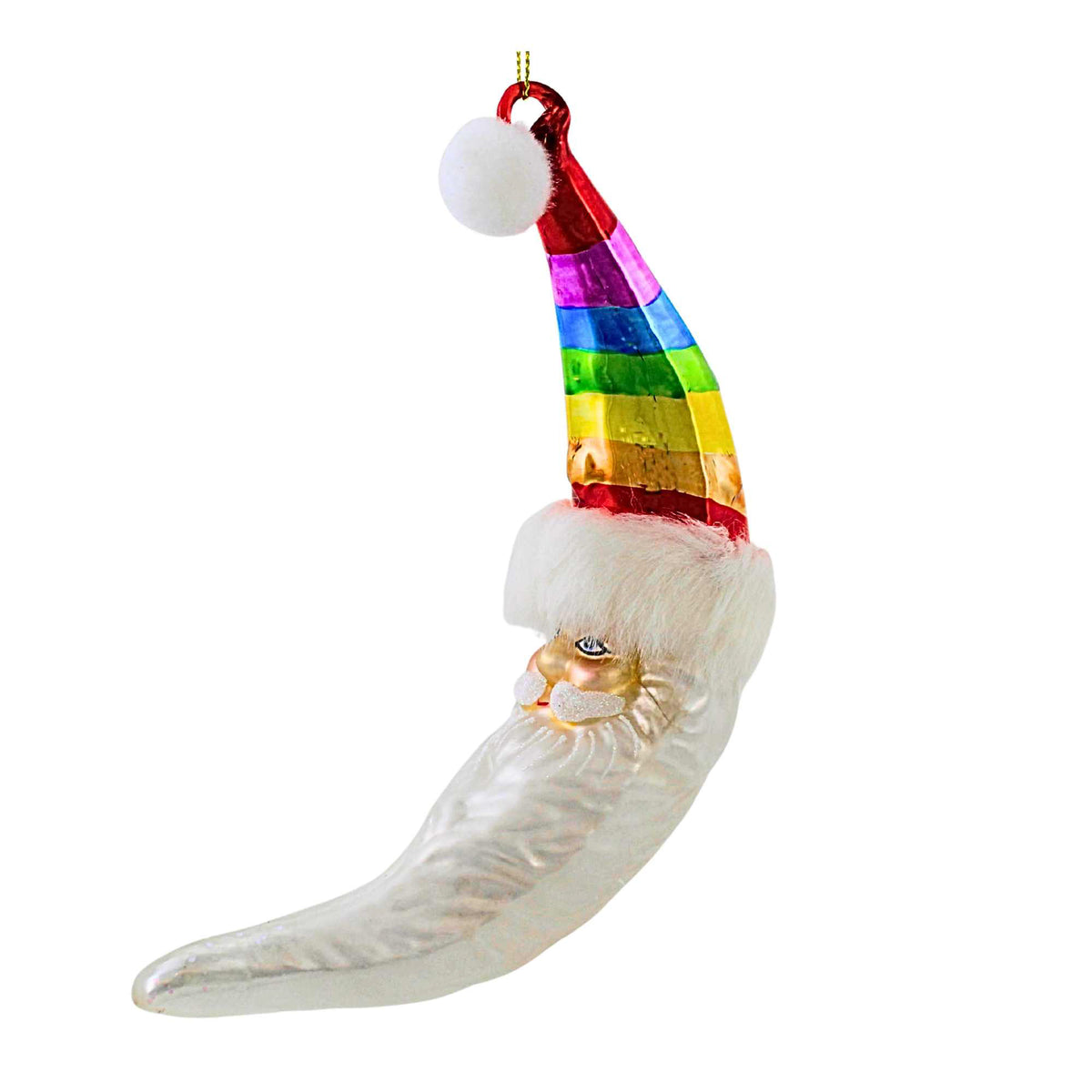 December Diamonds Rainbow Moon Santa - - SBKGifts.com