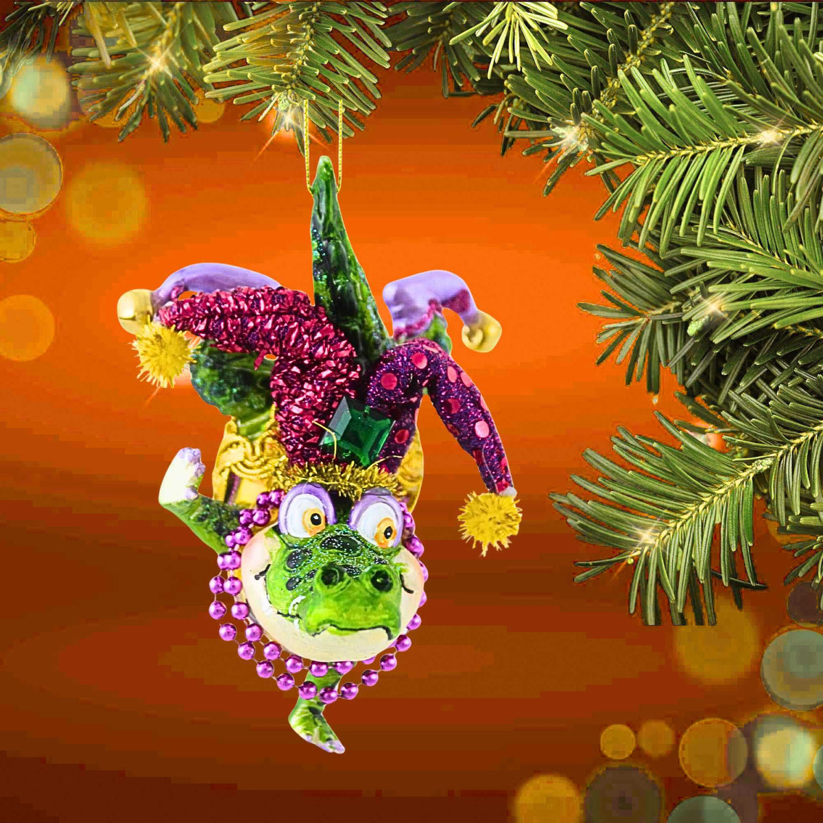 December Diamonds Jester Alligator - - SBKGifts.com