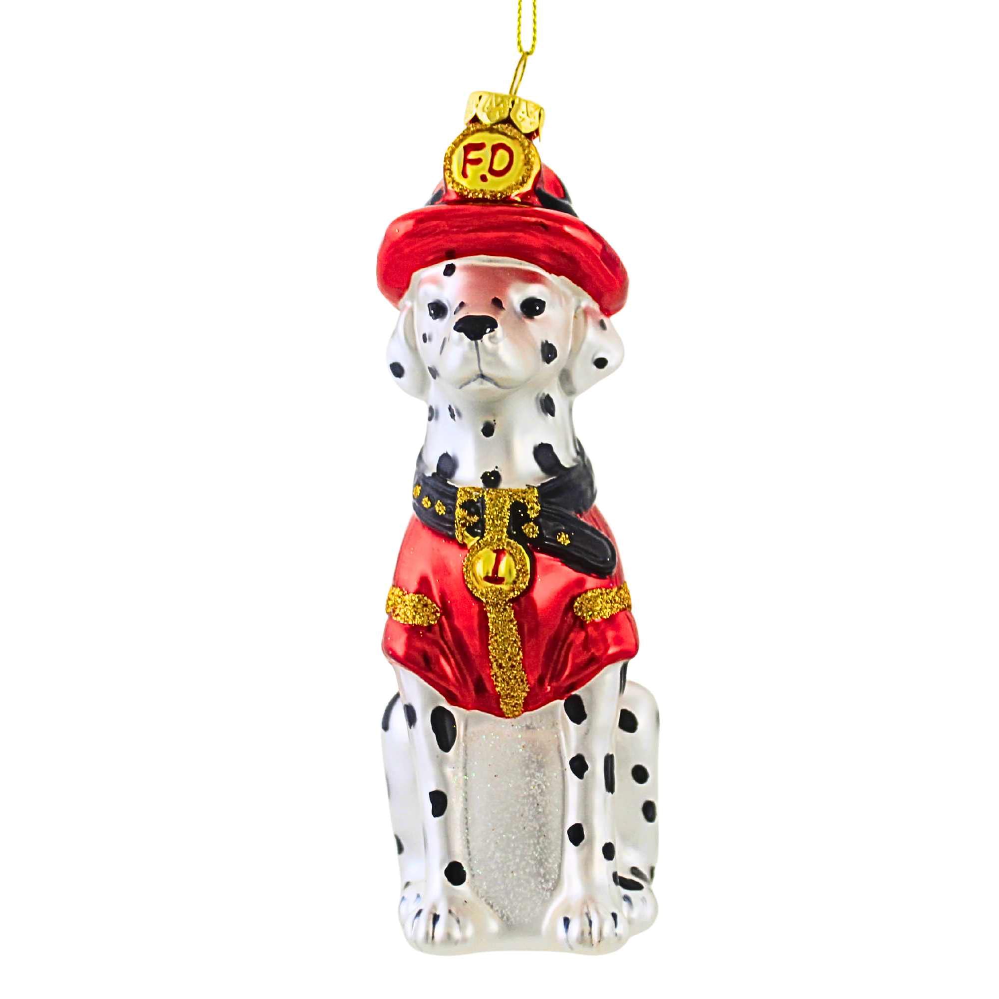 December Diamonds Dalmatian Fireman Ornament - Thumbnail 4