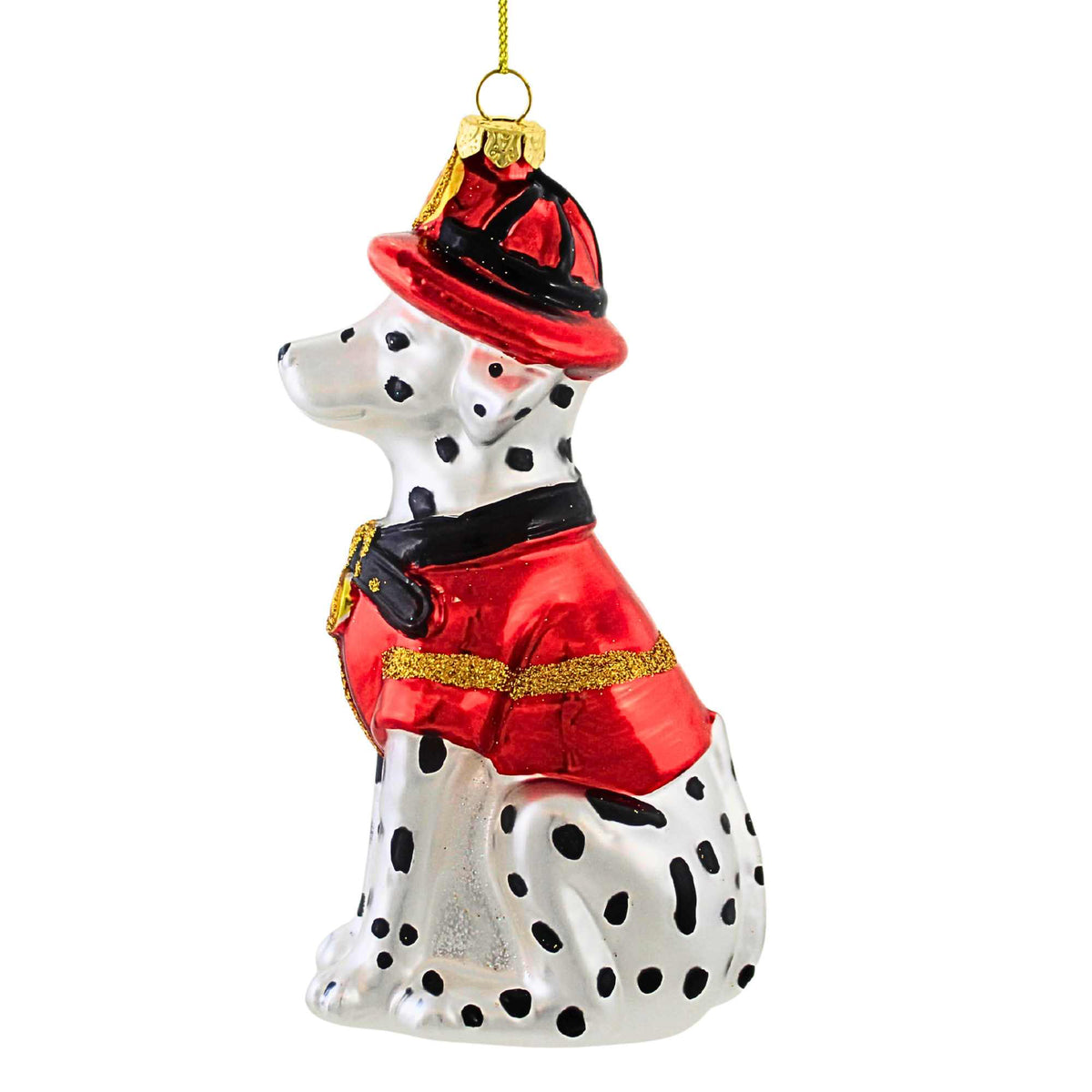 December Diamonds Dalmatian Fireman - - SBKGifts.com