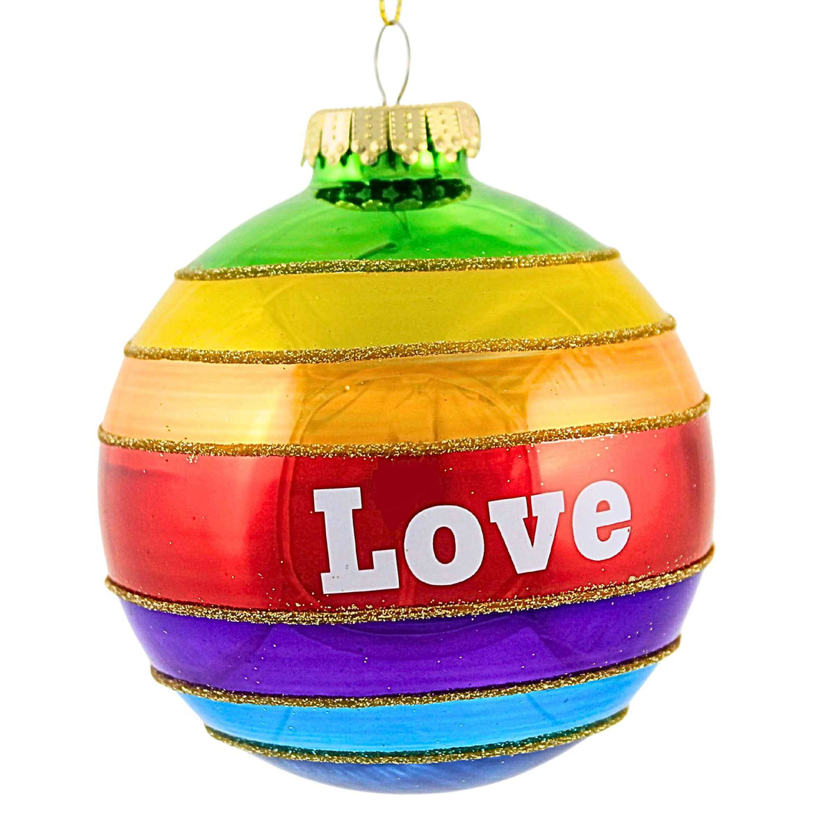 66127 Rainbow Love Ball Ornament 7981111