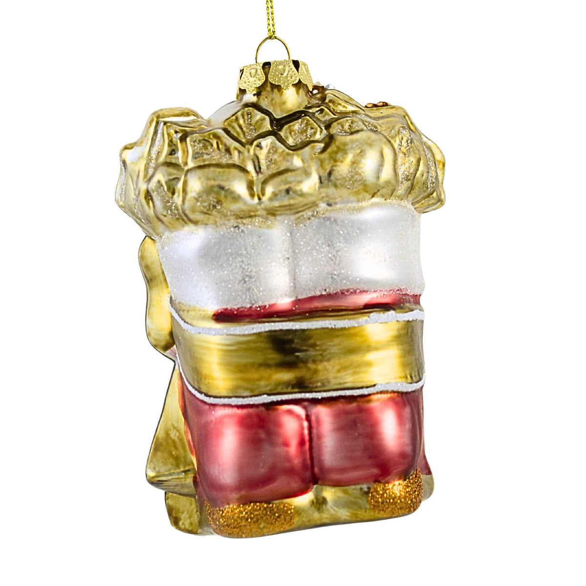 December Diamonds Pink Santa Boot Ornament - - SBKGifts.com