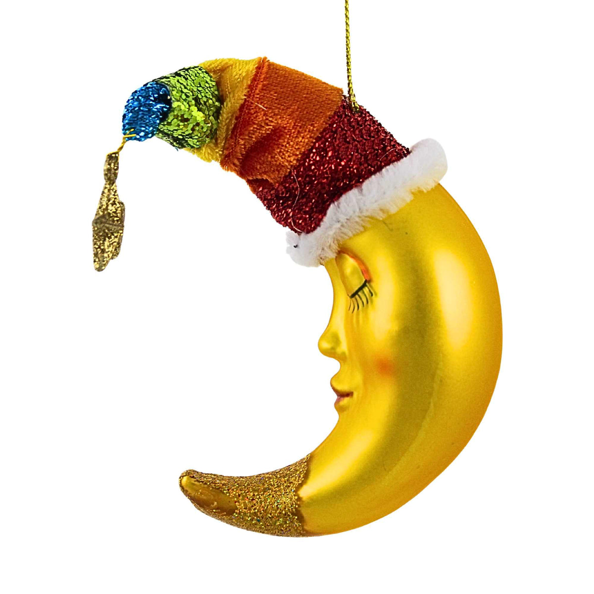 December Diamonds Rainbow Moon Ornament - - SBKGifts.com