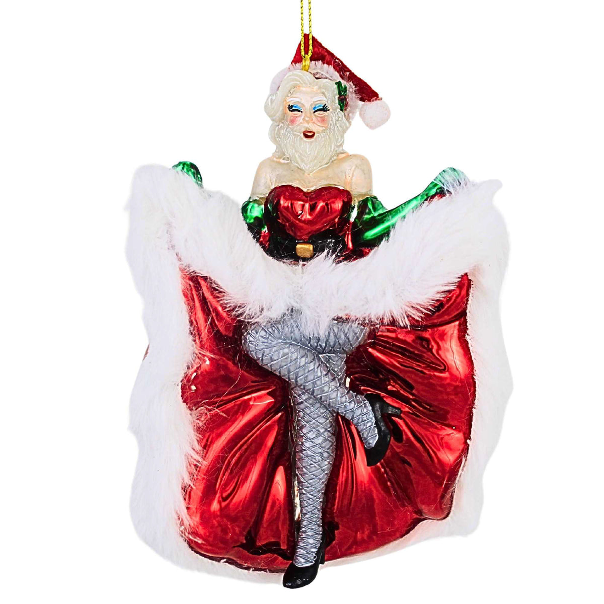 66131 Can Can Santa In Dress 7979433
