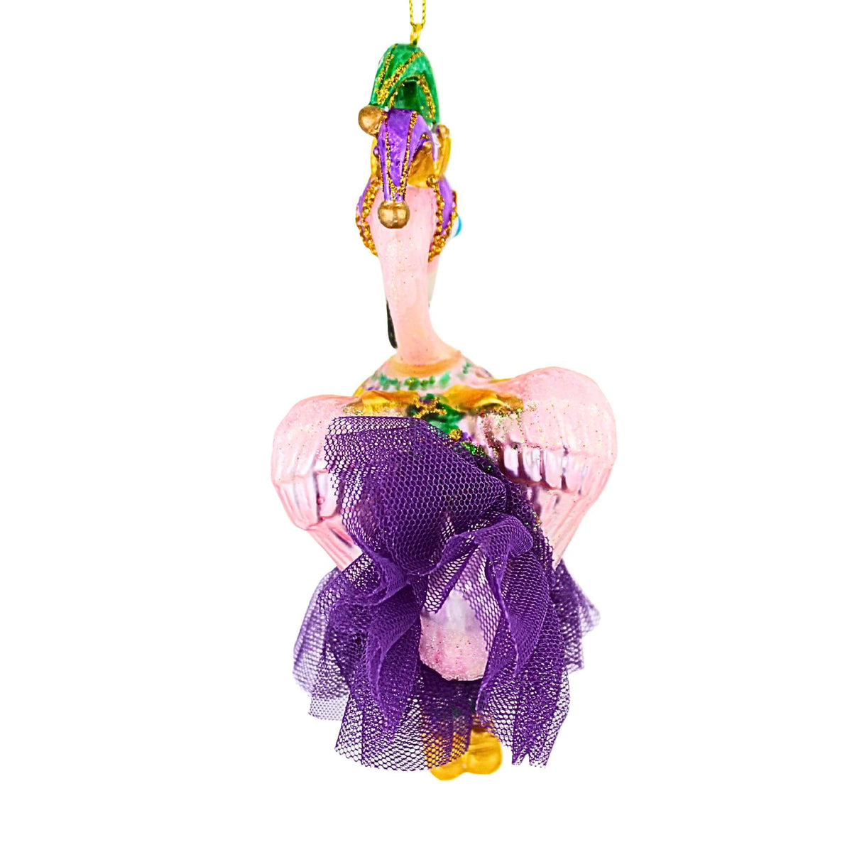 December Diamonds Mardi Gras Flamingo - - SBKGifts.com