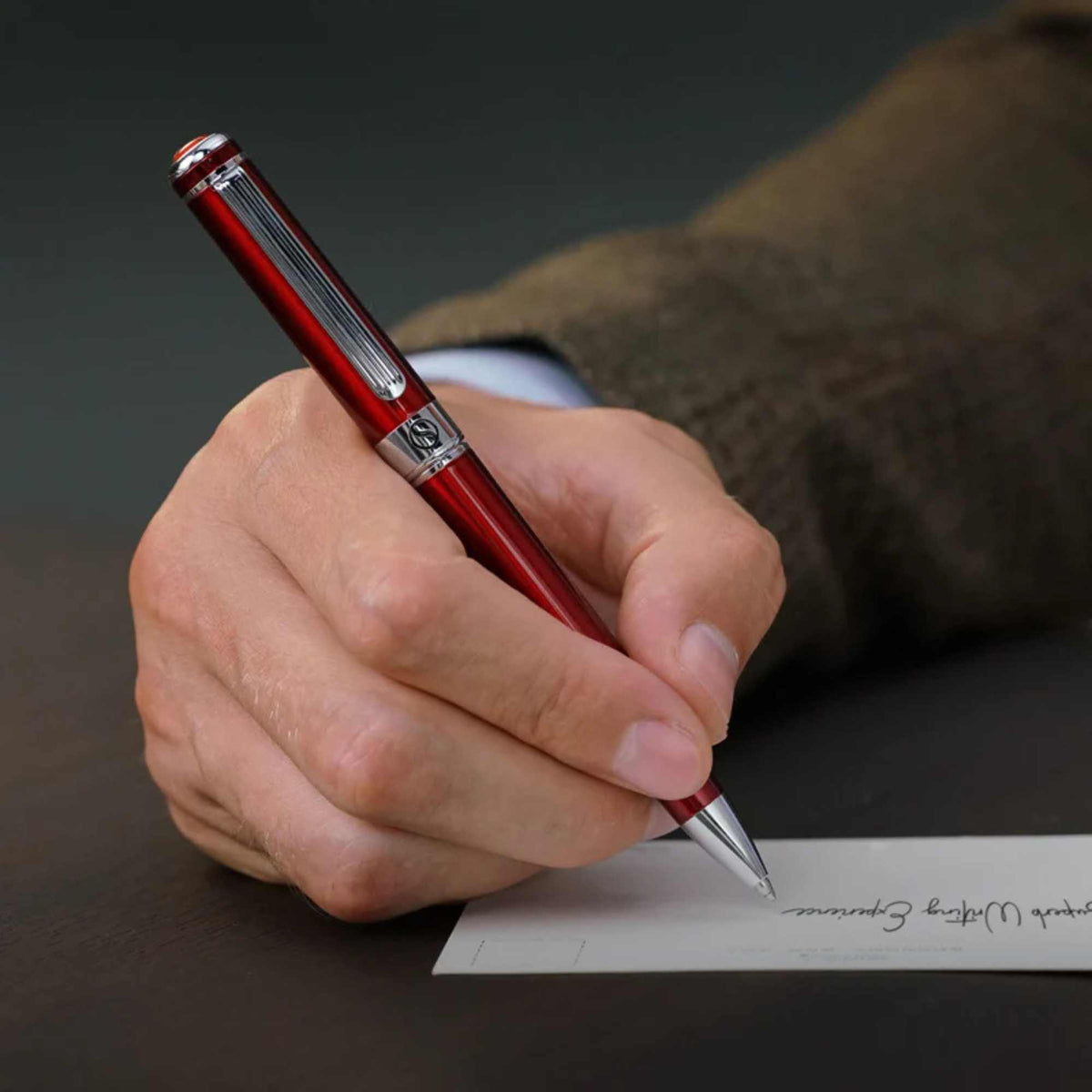 Scriveiner London Scriveiner Classic Red Ballpoint Pen - - SBKGifts.com