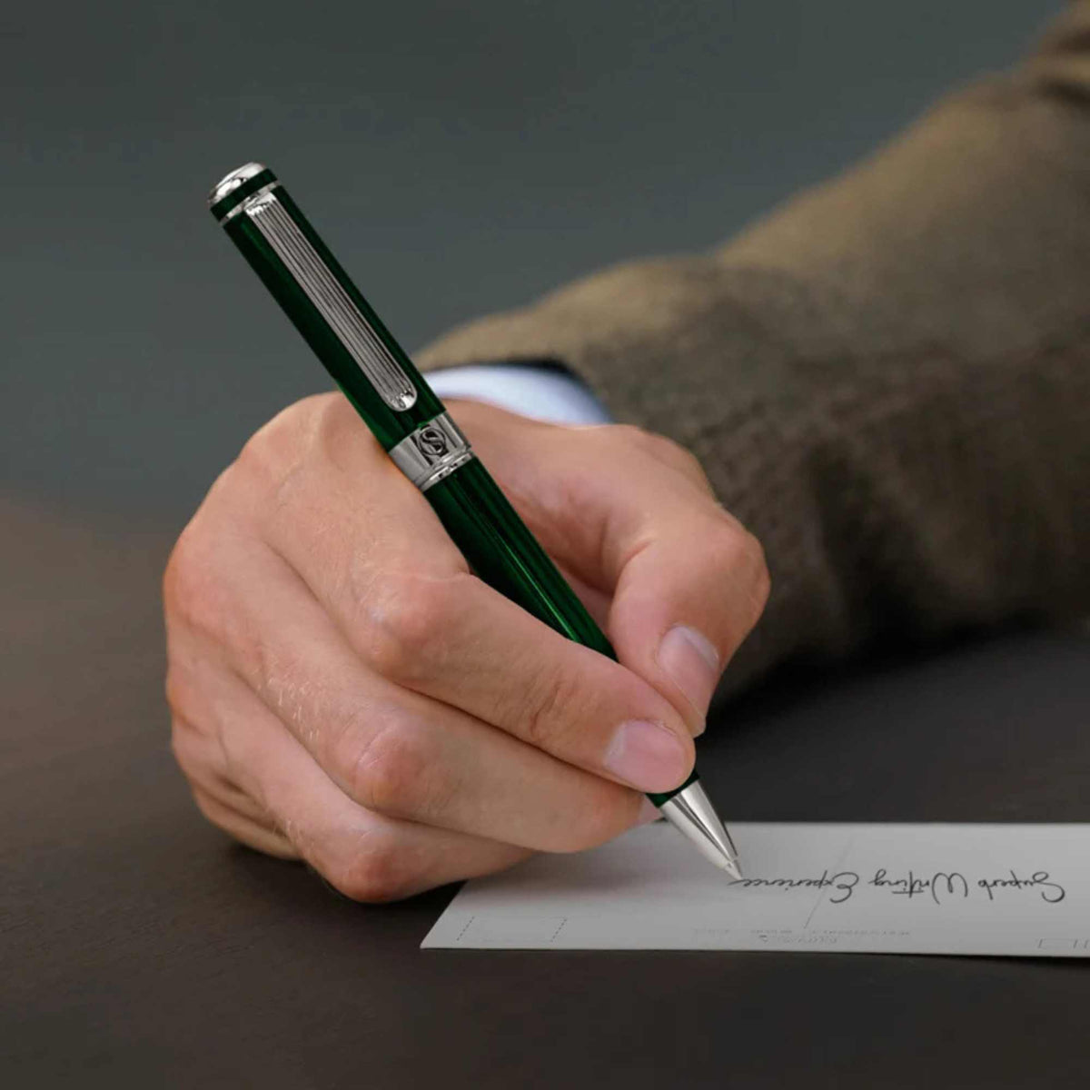 Scriveiner London Scriveiner Classic Green Ballpoint Pen - - SBKGifts.com