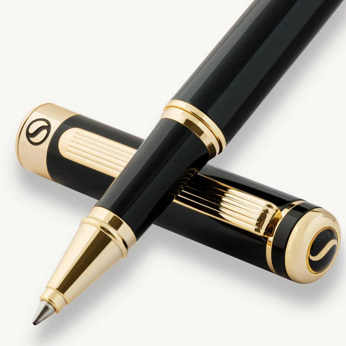 66144 Scriveiner Classic Black Rollerball Pen BRBR
