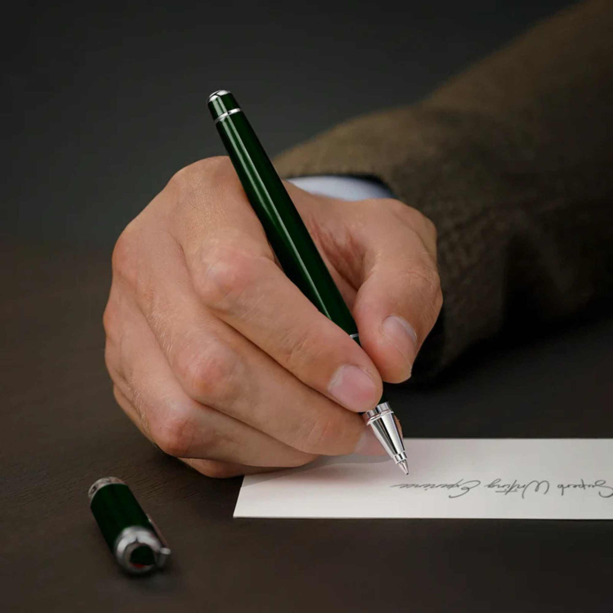 Scriveiner London Scriveiner Classic Green Rollerball Pen - - SBKGifts.com