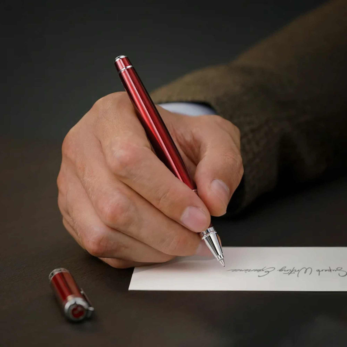 Scriveiner London Scriveiner Classic Red Rollerball Pen - - SBKGifts.com
