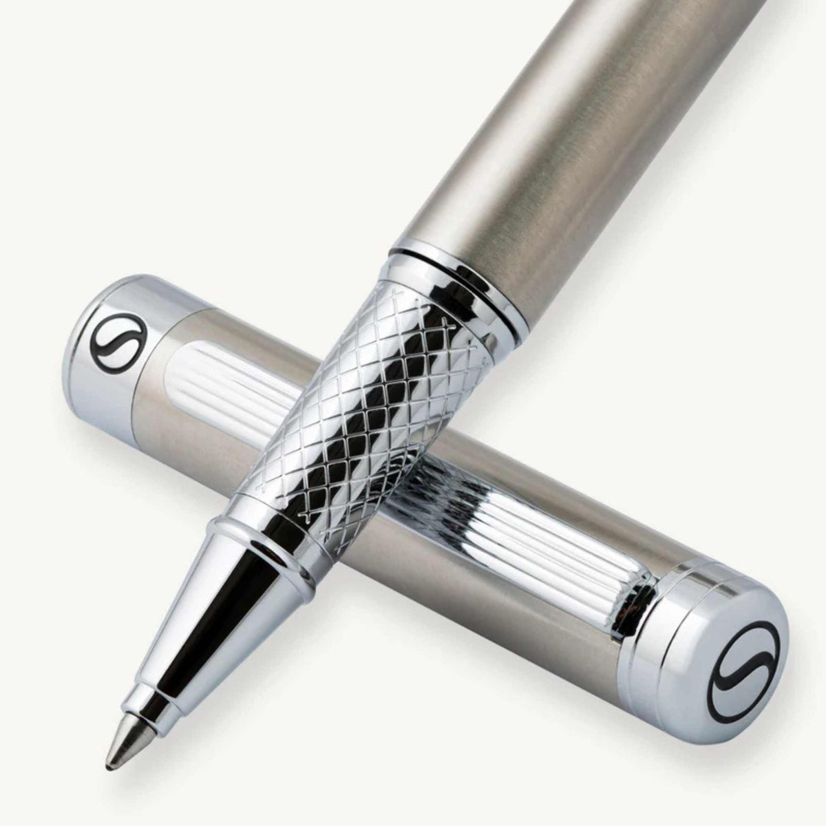 66149 Scriveiner Classic Silver Rollerball Pen SRBR