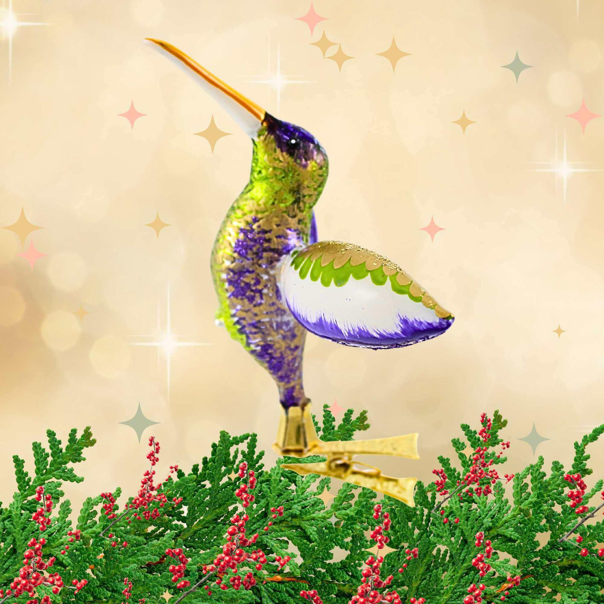 Blubom Hummingbird Clip-On - - SBKGifts.com
