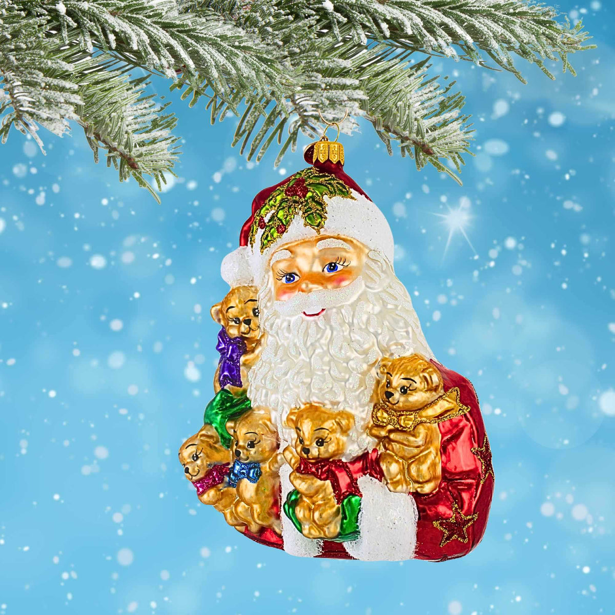 Blubom Teddy Bears Christmas Gathering - - SBKGifts.com