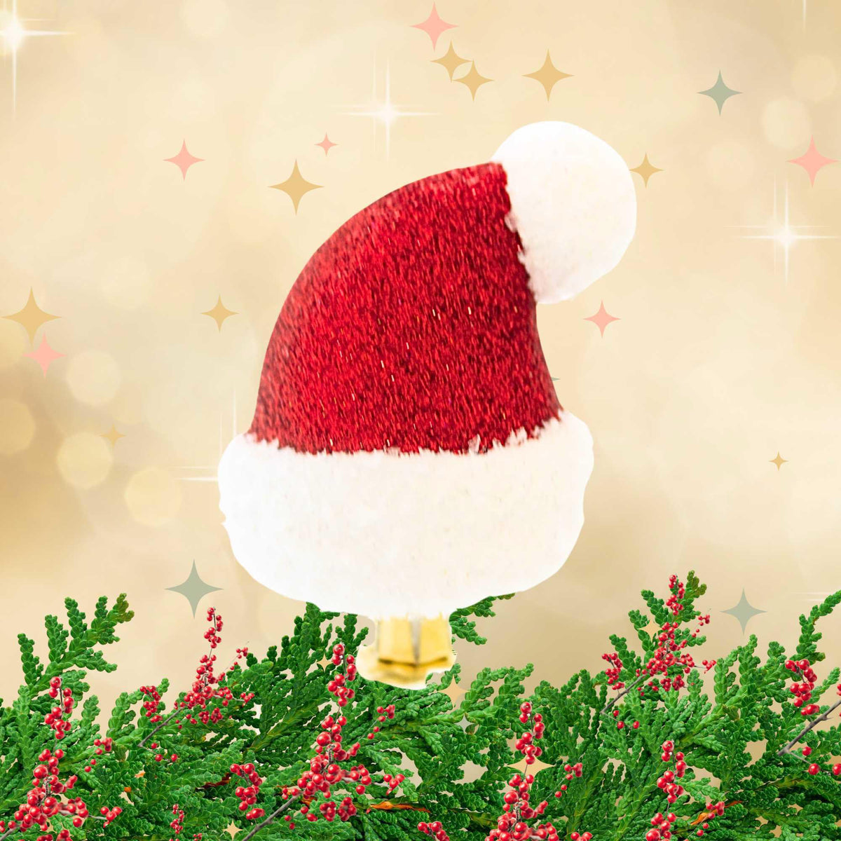 Blubom Santa Hat Clip-On - - SBKGifts.com
