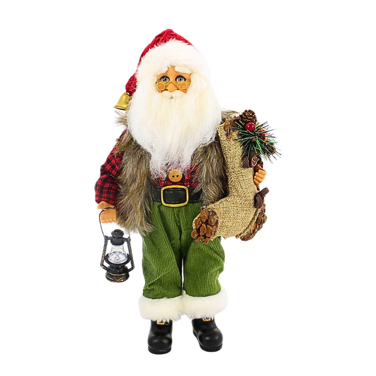 66208 Woodland Stocking Santa CC1236