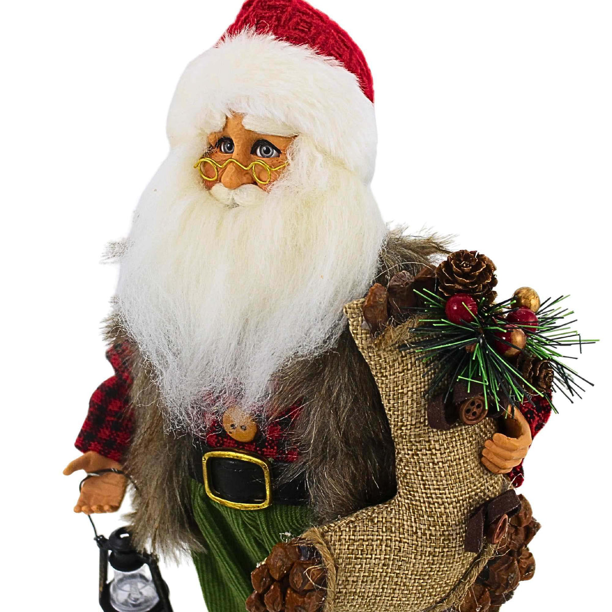 Karen Didion Woodland Stocking Santa - - SBKGifts.com