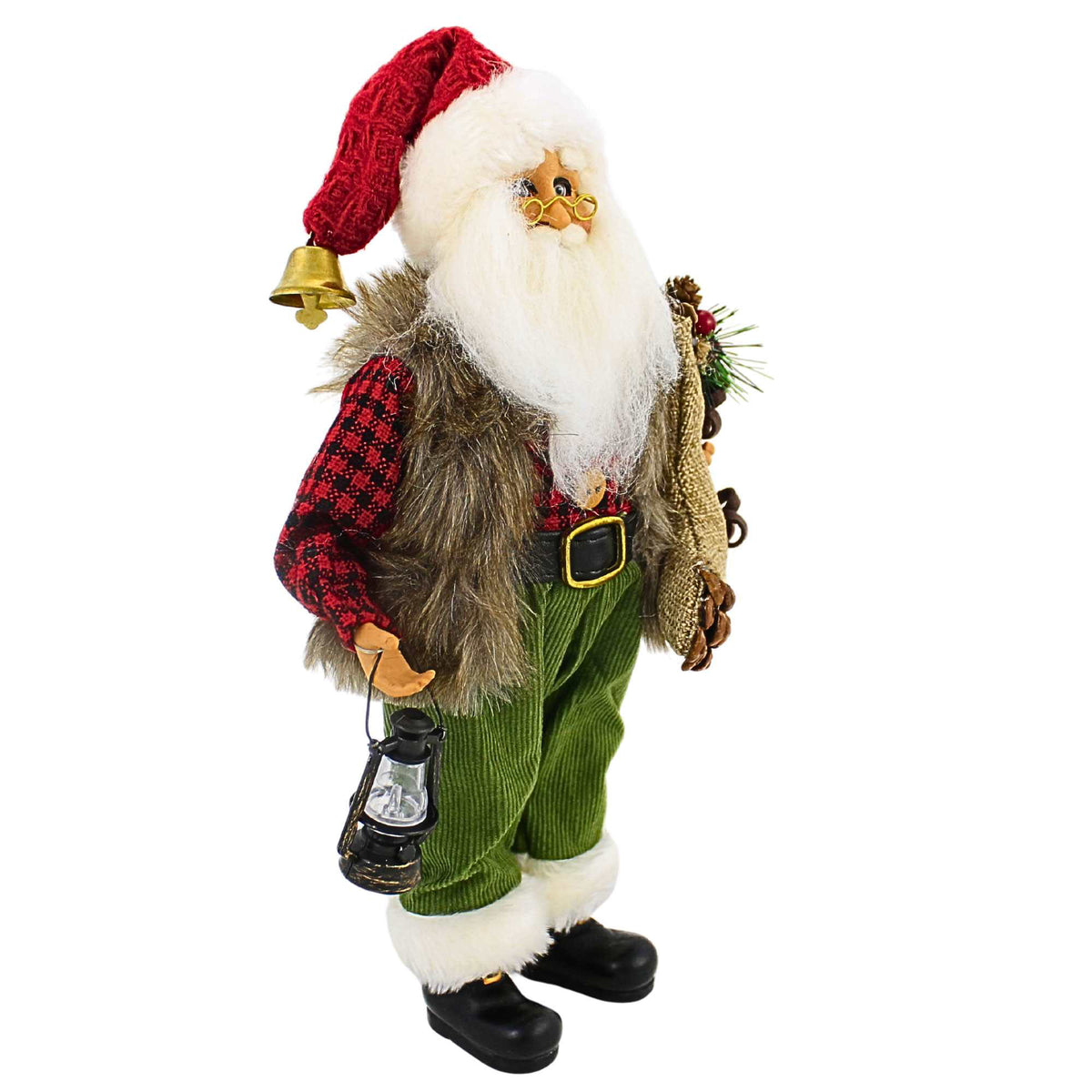 Karen Didion Woodland Stocking Santa - - SBKGifts.com