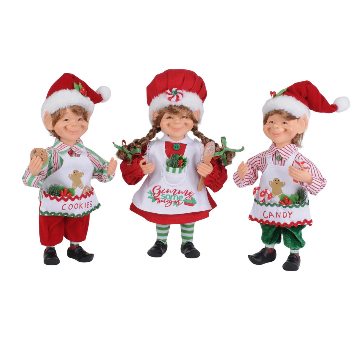 66210 Sugar Rush Elf Set/3 CC0923