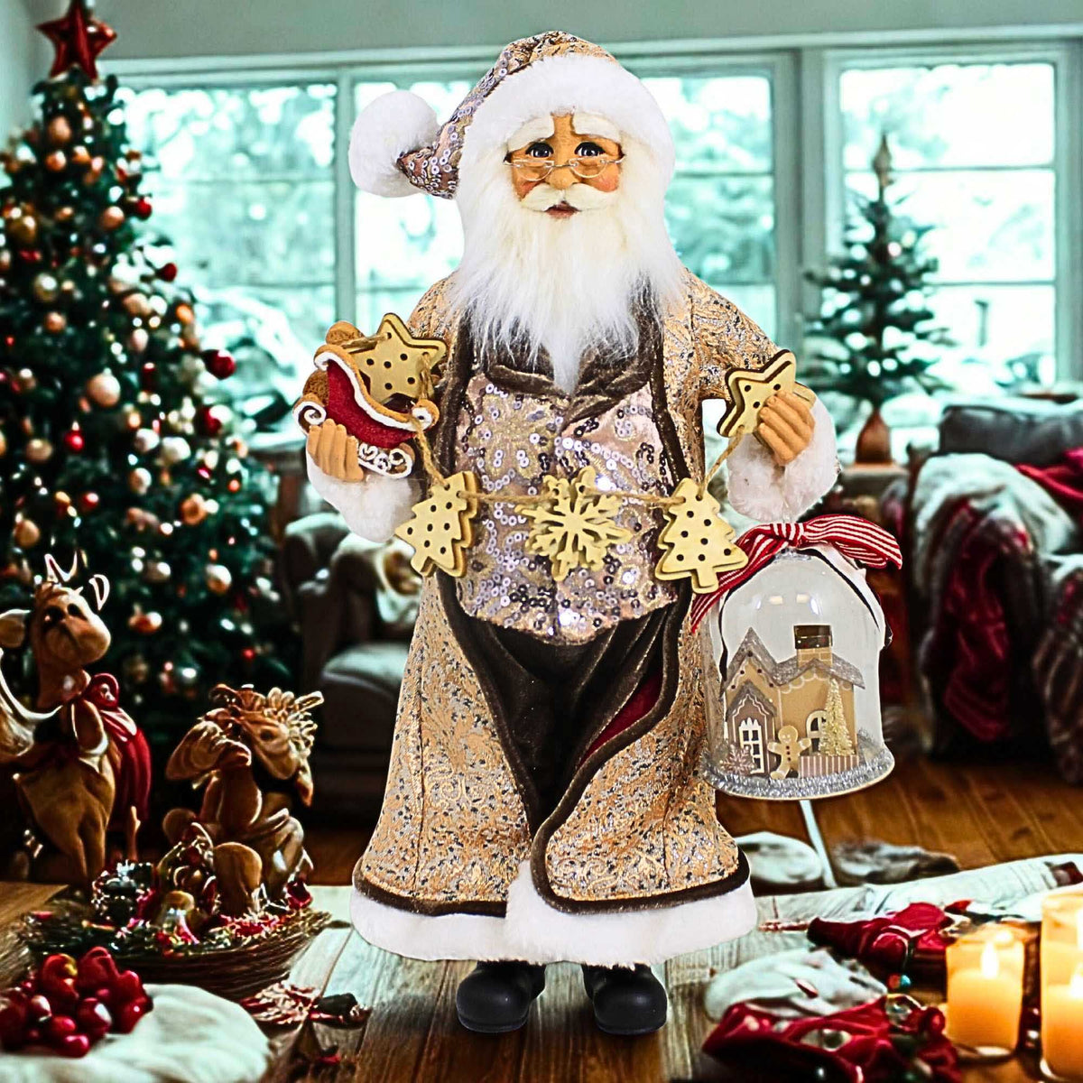 Karen Didion Ginger Snap Santa - - SBKGifts.com