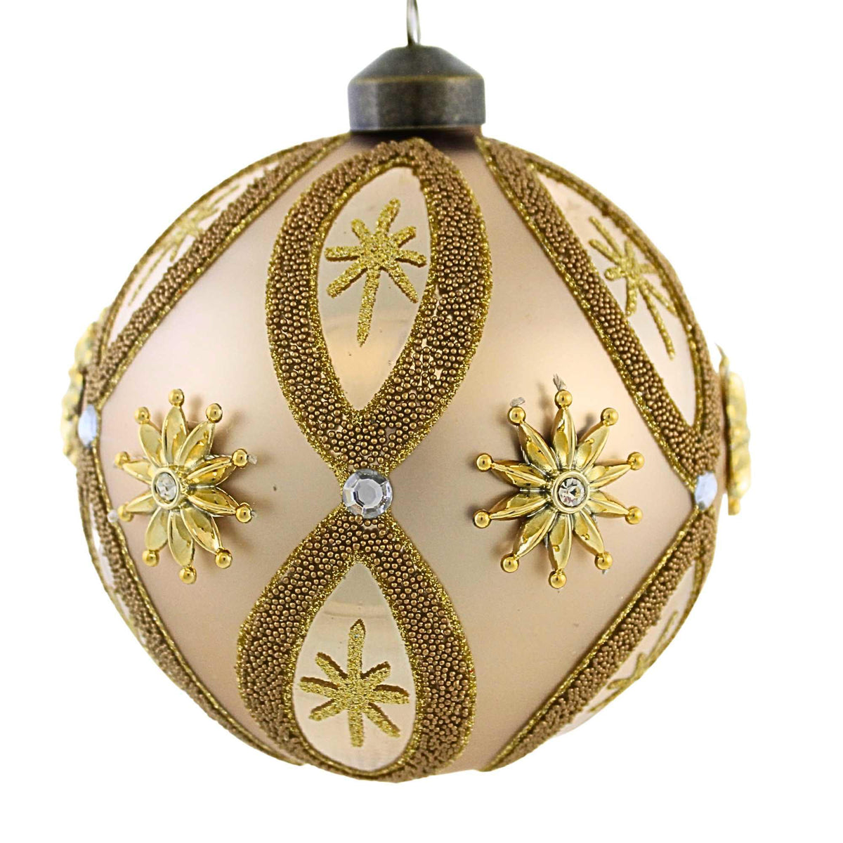 December Diamonds Gold Ball Ornament - - SBKGifts.com